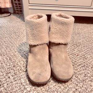 Easy Spirit women’s Fredellawm leather suede boots size 6 1/2M